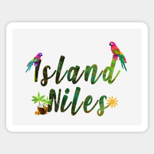 island niles Sticker